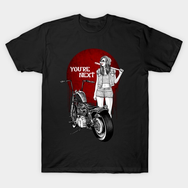 gangster girl T-Shirt by Winya